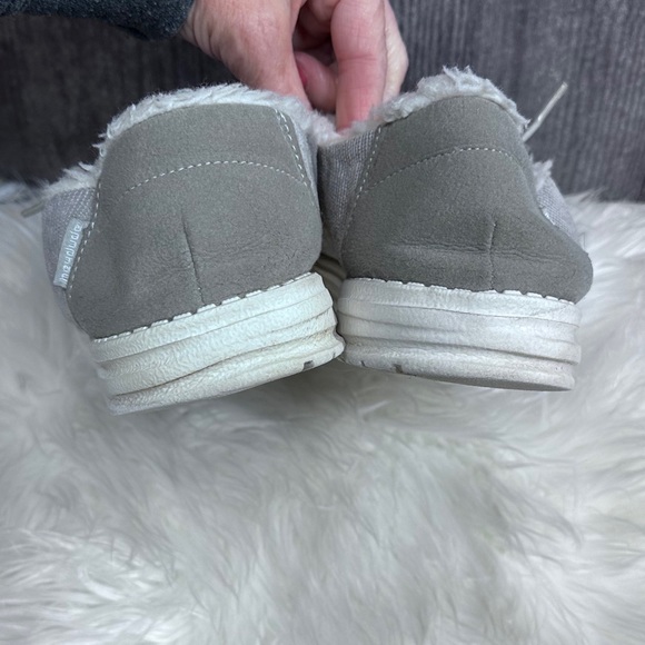 Hey Dude Wendy Corduroy Grey Lined Shoes - Picture 7 of 10